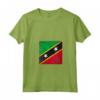 Donna Saint Kitts e Nevis Giorno dell'Indipendenza Maglietta con Collo a V - Abbigliamento Vintage per la Festa dell'Indipendenza - Celebra con Stile