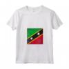 Donna Saint Kitts e Nevis Giorno dell'Indipendenza Maglietta con Collo a V - Abbigliamento Vintage per la Festa dell'Indipendenza - Celebra con Stile