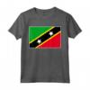 Saint Kitts and Nevis T-shirt - Bandiera Regalo Souvenir Maglietta - Orgoglio Nazionale Calcio