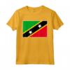 Saint Kitts and Nevis T-shirt - Bandiera Regalo Souvenir Maglietta - Orgoglio Nazionale Calcio