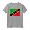 Saint Kitts and Nevis T-shirt - Bandiera Regalo Souvenir Maglietta - Orgoglio Nazionale Calcio