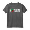 Naturale Afro Pride Creolo Pride - Bandiera Saint Kitts & Nevis - Maglietta Orgoglio Afro e Creolo per Resistenza e Storia Nera