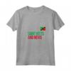 Donna MAGLIA ATLETICA CALCIO SPORTIVA BANDIERA SAINT KITTS E NEVIS - Maglietta con Collo a V per Mostrare l'Orgoglio per le Radici