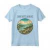 Saint Kitts e Nevis Scenario Art Deco Maglietta - Design Unico per Viaggiatori e Turisti