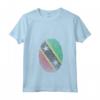 Orgoglio Saint Kitts & Nevis - Maglietta DNA Fingerprint Flag - Ideale come Regalo per Amici e Familiari di Saint Kitts e Nevis