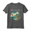 Saint Kitts e Nevis Scenario Art Deco - Maglietta Unica per Viaggiatori e Turisti - Acquista Online