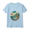 Saint Kitts e Nevis Scenario Art Deco - Maglietta Unica per Viaggiatori e Turisti - Acquista Online
