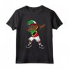 Dabbing Boy Saint Kitts and Nevis Flag Kids Dance Maglietta - Cool Graphic Tee for Saint Kitts and Nevis Fans