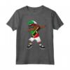 Dabbing Boy Saint Kitts and Nevis Flag Kids Dance Maglietta - Cool Graphic Tee for Saint Kitts and Nevis Fans