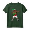 Dabbing Boy Saint Kitts and Nevis Flag Kids Dance Maglietta - Cool Graphic Tee for Saint Kitts and Nevis Fans