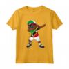 Dabbing Boy Saint Kitts and Nevis Flag Kids Dance Maglietta - Cool Graphic Tee for Saint Kitts and Nevis Fans