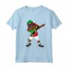Dabbing Boy Saint Kitts and Nevis Flag Kids Dance Maglietta - Cool Graphic Tee for Saint Kitts and Nevis Fans