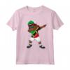 Dabbing Boy Saint Kitts and Nevis Flag Kids Dance Maglietta - Cool Graphic Tee for Saint Kitts and Nevis Fans