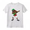 Dabbing Boy Saint Kitts and Nevis Flag Kids Dance Maglietta - Cool Graphic Tee for Saint Kitts and Nevis Fans