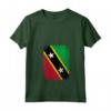 Donna Bandiera di Saint Kitts e Nevis - Maglietta con Collo a V Leggera e Patriottica
