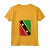 Donna Bandiera di Saint Kitts e Nevis - Maglietta con Collo a V Leggera e Patriottica