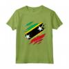 Camicie Orgogliose di Kittians - Saint Kitts e Nevis Flag Maglietta per Mostrare il Tuo Orgoglio Kittiano