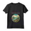 Saint Kitts e Nevis Scenario Art Deco - Maglietta con Collo a V - Ideale per Viaggiatori e Amanti del Design