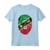 Bandiera di Saint Kitts e Nevis Lion Pride - Maglietta Souvenir Saint Kitts e Nevis con Leone - Ideale per mostrare l'orgoglio e il supporto per Saint Kitts e Nevis