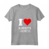 Cuore Rosso Amo Saint Kitts And Nevis - Maglietta con Collo a V Leggera - Ideale per Mostrare Orgoglio