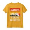 Saint Kitts e Nevis Is Calling And I Must Go - Maglietta Vintage al Tramonto di Montagna per Veri Amanti di Saint Kitts e Nevis