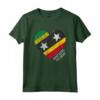 Retro Vintage Saint Kitts e Nevis Bandiera Maglietta - Design Patriottico per Uomini e Donne - Ideale come Regalo Souvenir