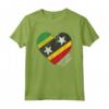 Retro Vintage Saint Kitts e Nevis Bandiera Maglietta - Design Patriottico per Uomini e Donne - Ideale come Regalo Souvenir