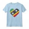 Retro Vintage Saint Kitts e Nevis Bandiera Maglietta - Design Patriottico per Uomini e Donne - Ideale come Regalo Souvenir