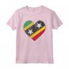 Retro Vintage Saint Kitts e Nevis Bandiera Maglietta - Design Patriottico per Uomini e Donne - Ideale come Regalo Souvenir