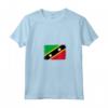 Donna Segnala Saint Kitts e Nevis Maglietta con Collo a V - Ideale Regalo per le Persone con Roots - Acquista Online!