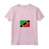 Donna Segnala Saint Kitts e Nevis Maglietta con Collo a V - Ideale Regalo per le Persone con Roots - Acquista Online!