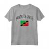 Bandiera di Saint Kitts e Nevis - Fiero Kittitian Nevisian Maglietta - Ideale per Uomini, Donne e Bambini