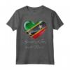 I Love Heart of Oak Saint Kitts e Nevis Bandiera nazionale Maglietta - Ideale per Feste Nazionali e Patriotismo