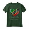 I Love Heart of Oak Saint Kitts e Nevis Bandiera nazionale Maglietta - Ideale per Feste Nazionali e Patriotismo