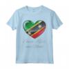 I Love Heart of Oak Saint Kitts e Nevis Bandiera nazionale Maglietta - Ideale per Feste Nazionali e Patriotismo