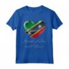 I Love Heart of Oak Saint Kitts e Nevis Bandiera nazionale Maglietta - Ideale per Feste Nazionali e Patriotismo