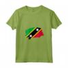 Donna Segnala Saint Kitts e Nevis Maglietta con Collo a V - Ideale come Regalo per Chiunque Ama le Proprie Radici a Saint Kitts e Nevis