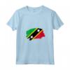 Donna Segnala Saint Kitts e Nevis Maglietta con Collo a V - Ideale come Regalo per Chiunque Ama le Proprie Radici a Saint Kitts e Nevis
