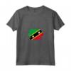 Donna Segnala Saint Kitts e Nevis - Maglietta con Bandiera - Ideale come Regalo per Chi Ama le Proprie Radici