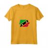 Donna Segnala Saint Kitts e Nevis - Maglietta con Bandiera - Ideale come Regalo per Chi Ama le Proprie Radici
