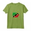 Donna Segnala Saint Kitts e Nevis - Maglietta con Bandiera - Ideale come Regalo per Chi Ama le Proprie Radici