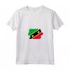Donna Segnala Saint Kitts e Nevis - Maglietta con Bandiera - Ideale come Regalo per Chi Ama le Proprie Radici