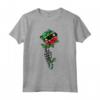 Bandiera di Saint Kitts e Nevis Rose Pride - Maglietta con Radici Saint Kitts Flag - Ideale per Mostrare il Tuo Orgoglio di Saint Kitts e Nevis