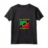 Donna Saint Kitts e Nevis Independence Day Caraibi Maglietta con Collo a V - Celebra l'Indipendenza con Stile durante Labor Day e Carnevale