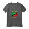Donna Saint Kitts e Nevis Independence Day Caraibi Maglietta con Collo a V - Celebra l'Indipendenza con Stile durante Labor Day e Carnevale