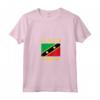 Donna Saint Kitts e Nevis Independence Day Caraibi Maglietta con Collo a V - Celebra l'Indipendenza con Stile durante Labor Day e Carnevale