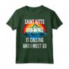 Saint Kitts e Nevis È Calling E Devo Go - Arcobaleno Mout Maglietta - Ideale per Chi Ama Saint Kitts e Nevis