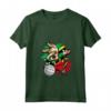 Donna Dabbing Dog Saint Kitts e Nevis Volley Fan Jersey - Maglietta Pallavolo con Collo a V - Dabbing Kittian - Orgoglio Squadra Pallavolo Kittian