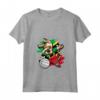 Donna Dabbing Dog Saint Kitts e Nevis Volley Fan Jersey - Maglietta Pallavolo con Collo a V - Dabbing Kittian - Orgoglio Squadra Pallavolo Kittian