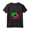 Donna Bandiera di Saint Kitts e Nevis Maglietta con Collo a V - Ideale per Patrioti e Collezionisti - Acquista Online!